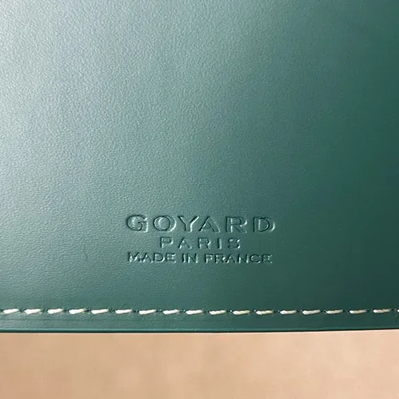 New Goyard Bi Fold Victoire Full Size Wallet - Coveted Green Canvas - Picture 11 of 14